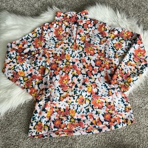 Lands End zippered fleece jacket